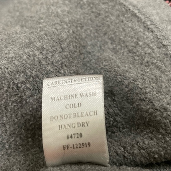 Free Fly Grey Performance Bamboo Fleece Pullover with Snaps & Thumb Holes Medium - Picture 9 of 9